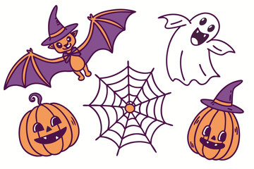 Spooky Halloween Clipart Collection
