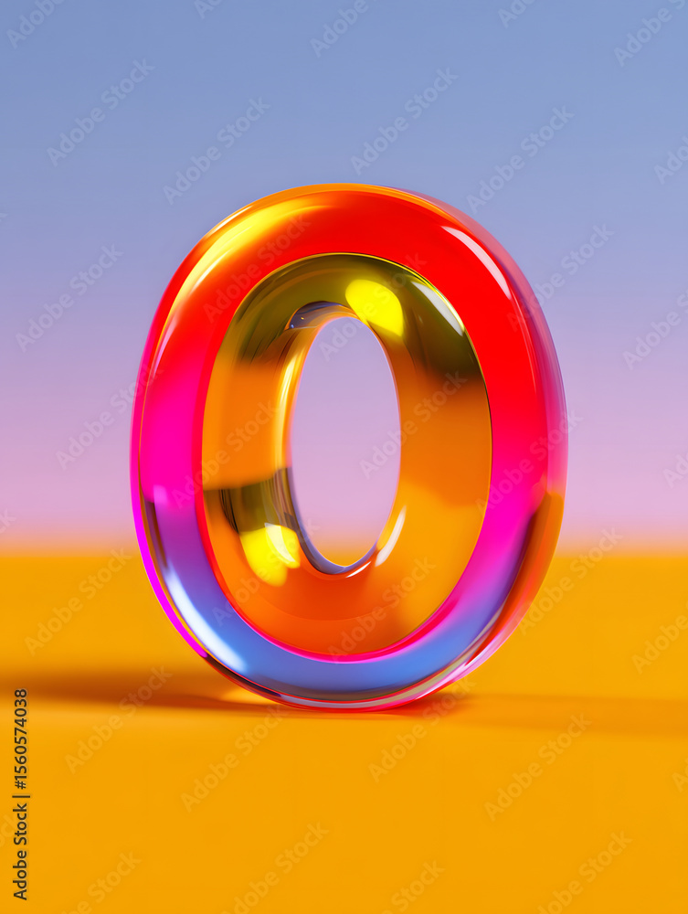 Poster 3d rendering digital font big sale event countdown concept element