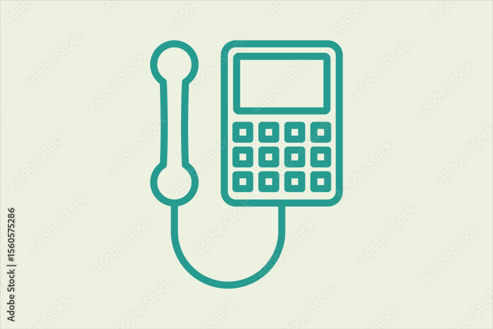 Poster payphone icon. icon related to ui elements. suitable for web site, app, user interfaces,element, pri