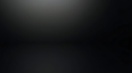 A hyper realistic image captures a 4K resolution black gradient background, transitioning smoothly from very dark grey to inky black, emphasizing a sleek and sophisticated feel for digital displays.