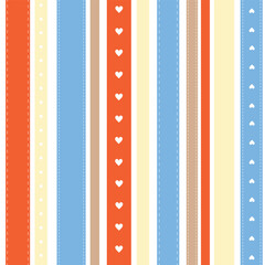 vertical stripes seamless pattern for textile prints, kitchen decor, wallpaper, wrapping paper, backgrounds, etc. EPS 10