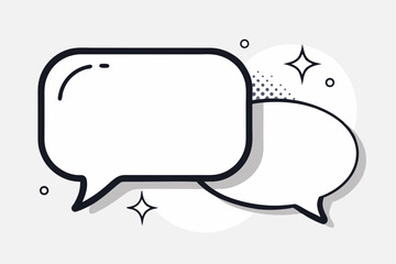 modern comic speech bubble vector pack bundle