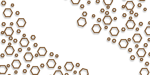 Seamless pattern illustration with abstract circles, numbers, and floral shapes