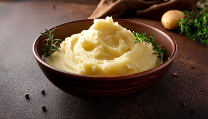 mashed potatoes in a bowl
