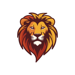 Lion logo design vector illustration