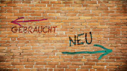Signposts the direct way to new versus used