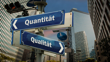 Signposts the direct way to quality versus quantity