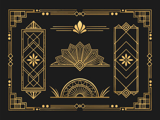 Elegant vintage ornament with abstract decorative background design