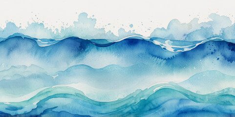 Fototapeta premium Art teal soft blue sea water ocean wavy and silver marble texture background. Water ocean wave white and soft blue aqua, teal and marble texture