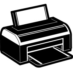 illustration of a printer