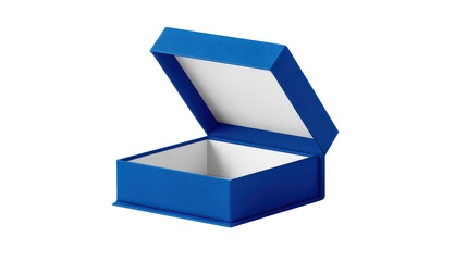 Open Blue Box: The image showcases a neatly arranged, opened blue box. The box, with its vibrant hue, offers a glimpse of its spacious interior, hinting at the possibilities it holds.