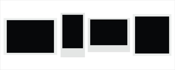 blank photo frames