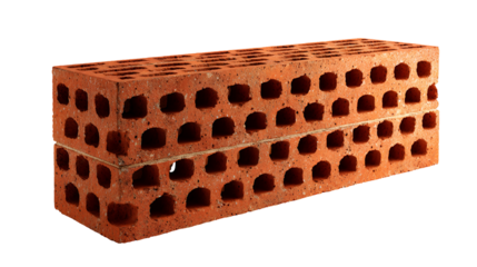 Red Hollow Brick Construction Material Building Block
