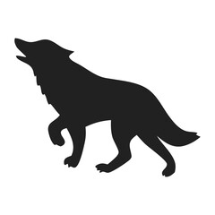 wolf vinyl ready vector illustration