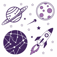 space shuttle and space