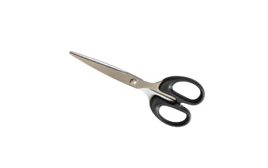  Standard stainless steel scissors with comfortable black handles, designed for versatile cutting...