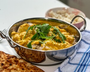 chicken curry with rice