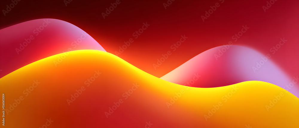 Aufkleber soft light transition on abstract gradient background