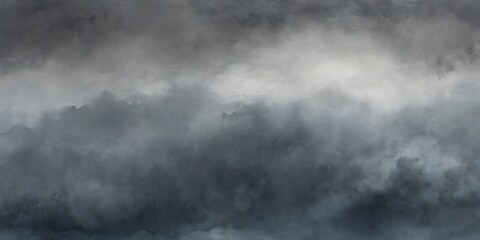 Moody Watercolor Background, Dark Grey and Silver Abstract Texture © fkshh0543
