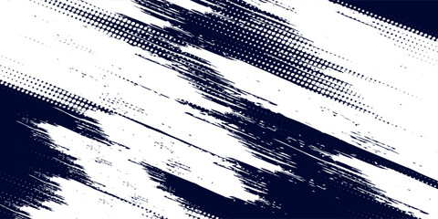 Dots halftone white \u0026 blue color pattern gradient grunge texture background. Dots pop art comics sport style.modern.eps.10