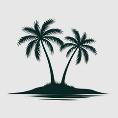 palm trees on the beach