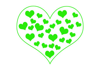 Love and Heart Icon Symbol isolated white background. love shape on white background.Love heart symbol special for valentine's day.