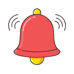 Ringing Notification Bell Icon - Alert & Reminder Symbol