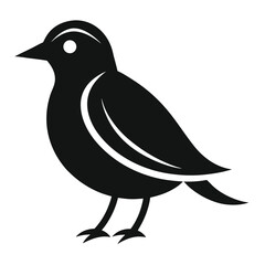 Bird Logo Silhouette for Graphic Design