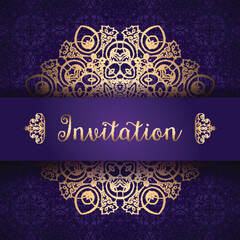 decorative invitation background 1006
