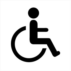 disabled person sign