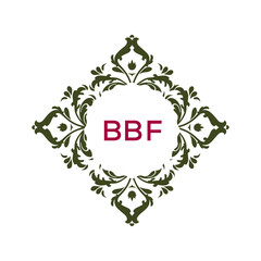 BBF Letter Initial Logo Design Template Vector Illustration
