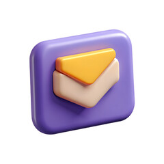 Stylish 3D User Profile Icon: Modern Digital Account Symbol
