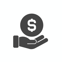 Credit Vector Icon, minimalist, clean