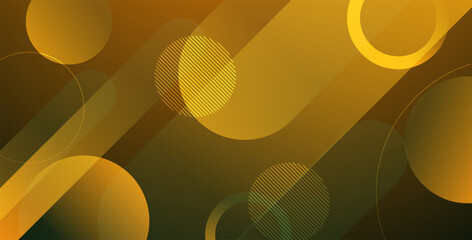 dynamic abstract yellow liquid color gradient round shape geometric fluid shape background. eps10 vector