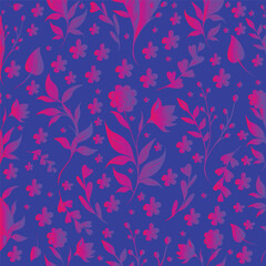 Ditsy Wildflower Seamless Pattern for Fashion and Decor