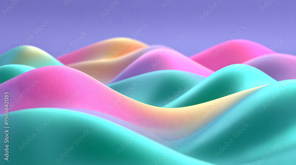 Poster dynamic fluid color gradient background, abstract kv main visual business ppt background