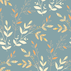 Watercolor Floral Seamless Pattern 
