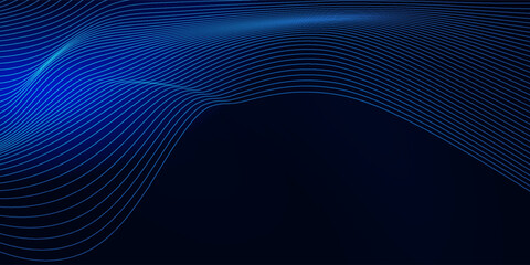 line geometric abstract Curves twisted into waves