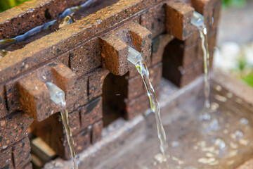Fuentes de piedra de Cantera tamaño pequeñas