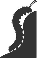 Insect vector silhouette illustration