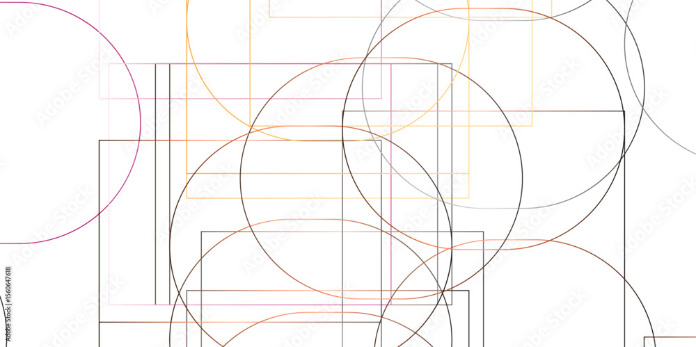 Poster abstract tech background. futuristic technology interface.technological wallpaper made with circles 