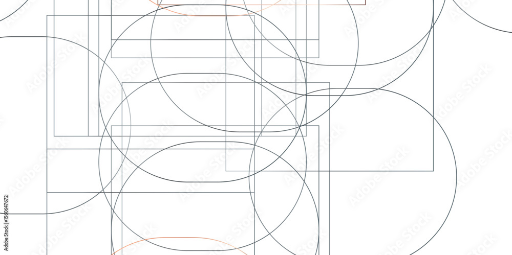 Poster abstract tech background. futuristic technology interface.technological wallpaper made with circles 
