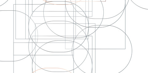 Abstract tech background. Futuristic technology interface.Technological wallpaper made with circles and lines.Geometric shapes with digital connection of lines vector futuristic digital landscape.