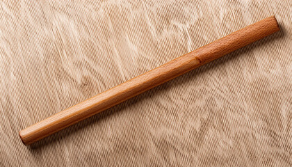 a simple wooden stick on a transparent background