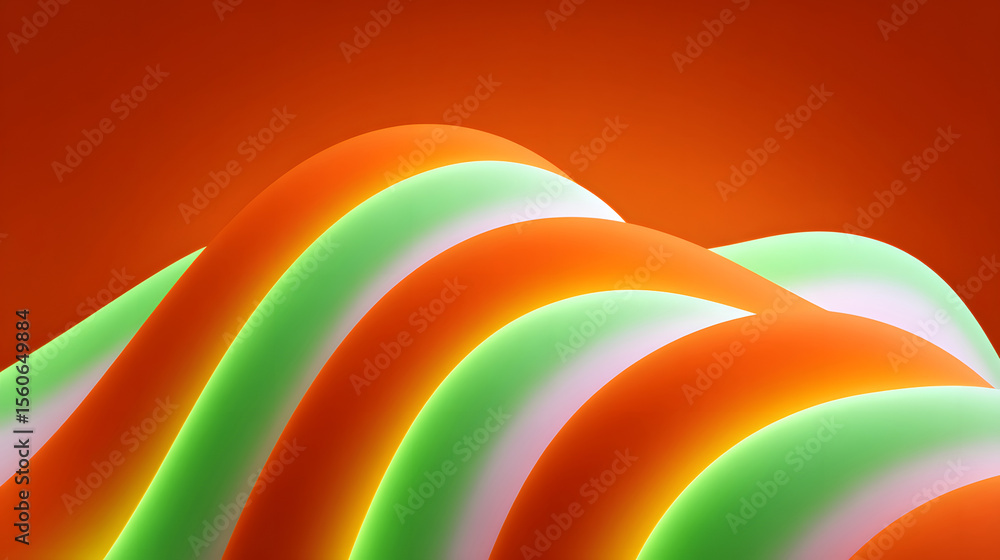 Poster dynamic fluid color gradient background, abstract kv main visual business ppt background