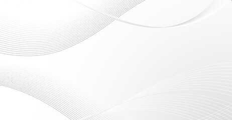Clean White Abstract Background with Subtle Wavy Lines for Minimalist Designs, Perfect for Modern Presentation Templates and Elegant Website Layouts with Light Grey Accents