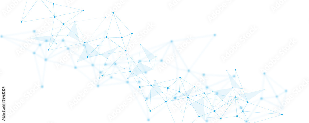 Poster abstract white blue digital technology futuristic communication high tech concept background. techno