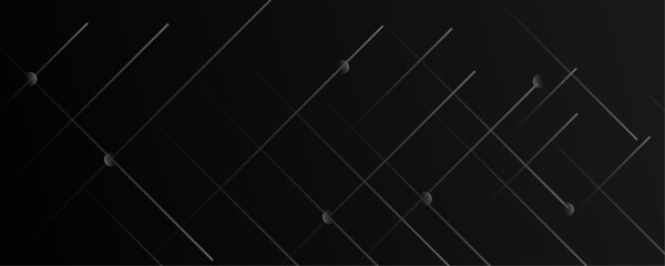 Abstract gray color geometric dynamic lines art pattern black background design.