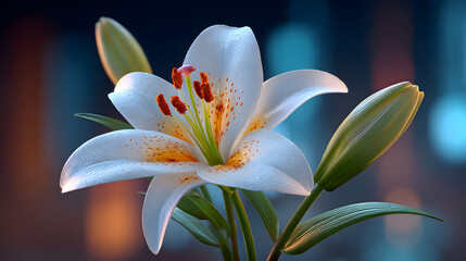 Fototapeta premium Colorful flower graphic poster PPT background, abstract flower computer wallpaper background