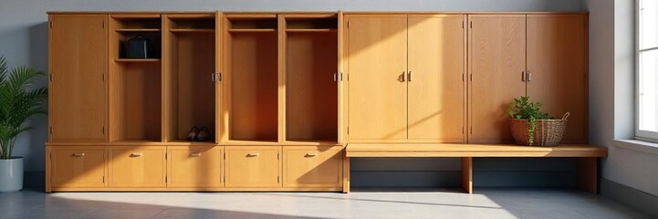 Stylish Modern Locker Bench with Ample Storage ? Ideal for Gyms, Schools & Changing Rooms. Durable Construction, Clean Lines, and Reliable Design for a Practical and Appealing Space.